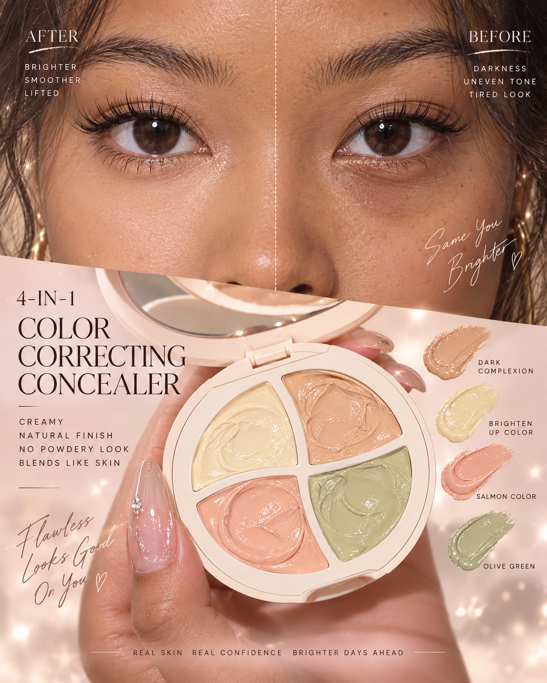 4 in 1 corrector concealer palette