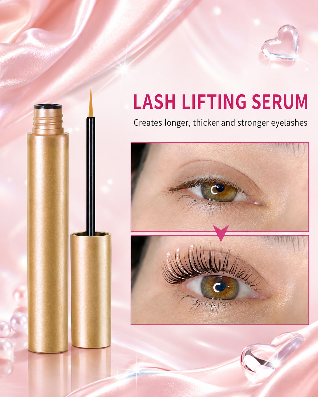 Lash Enhancing Serum - Peptide & Vitamin Cruelty-Free Serum