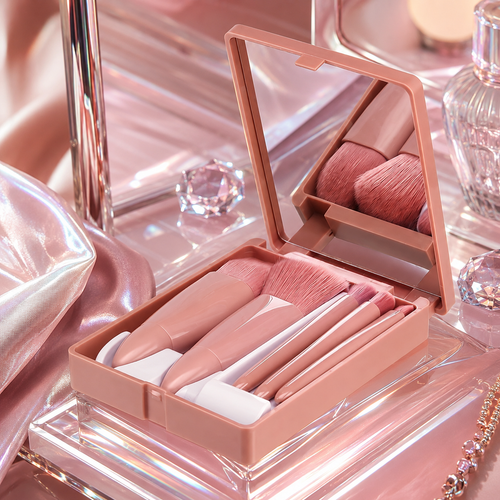 5Pcs luxe travel brush set