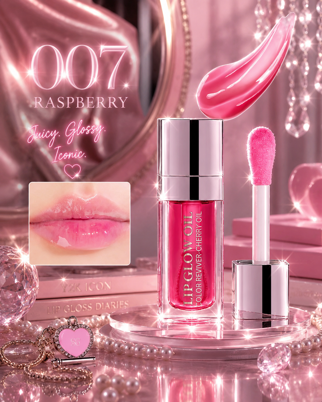 Crystal plumping Lip Glow Oil