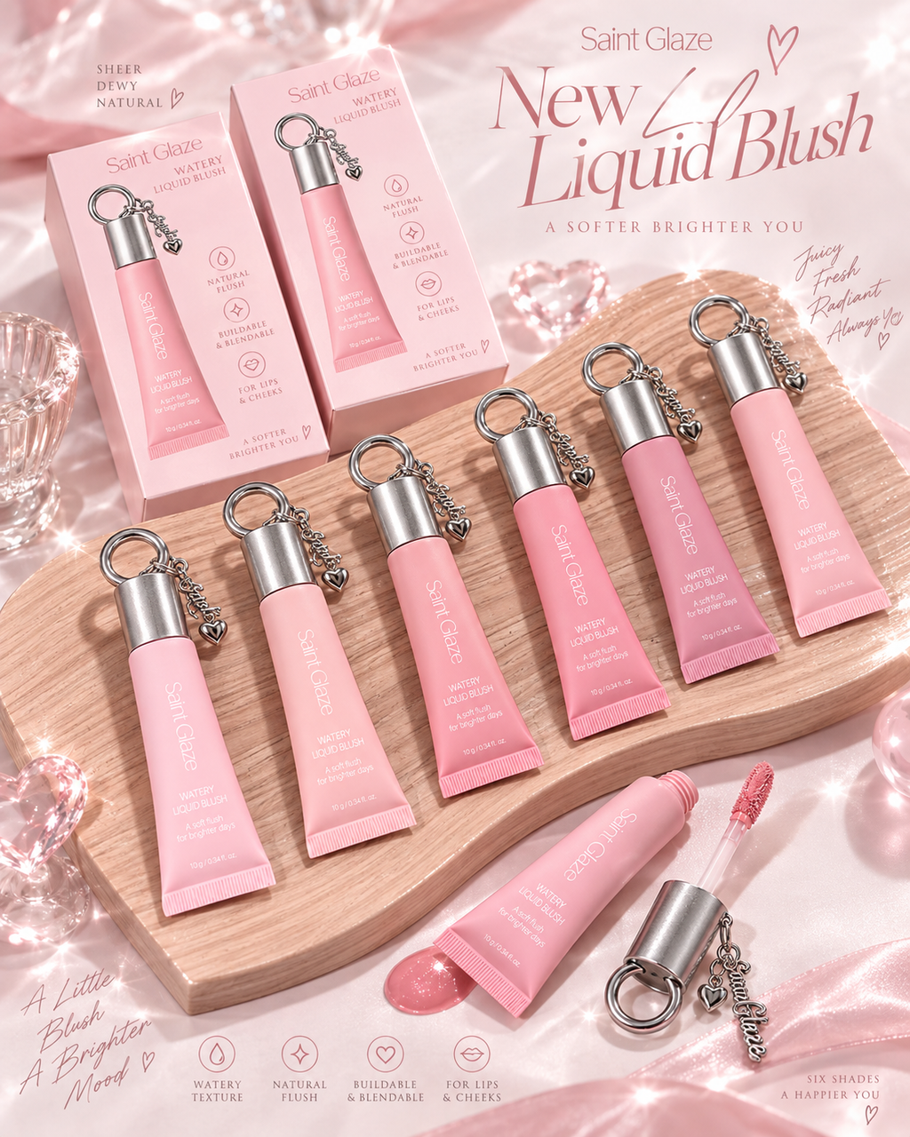 Monochrome Liquid Blush