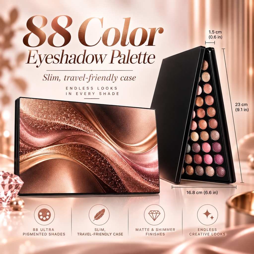 88 Colors Matte Shimmer Eyeshadow
