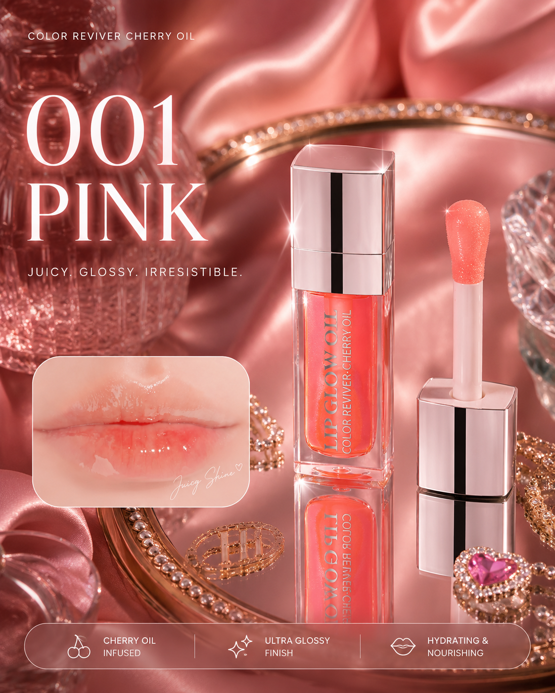 Crystal plumping Lip Glow Oil