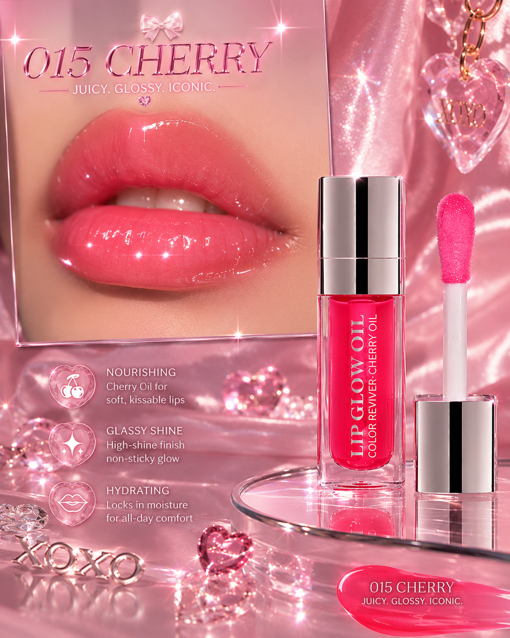Crystal plumping Lip Glow Oil
