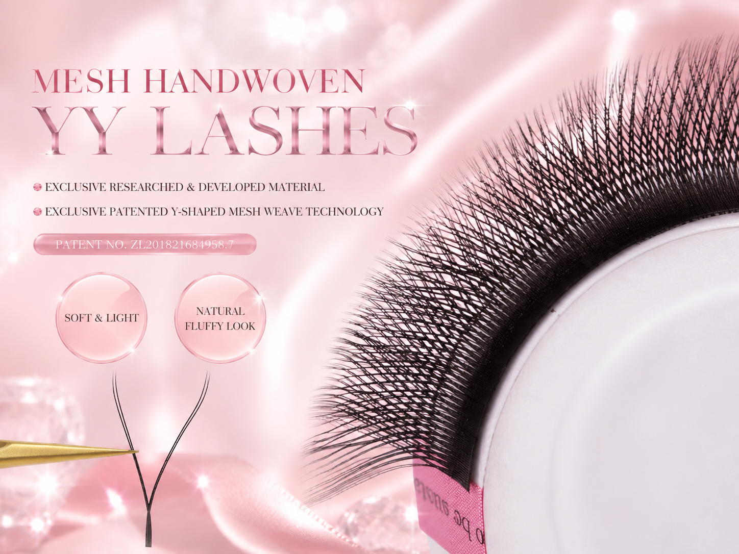Interlaced Root Eyelash Extensions