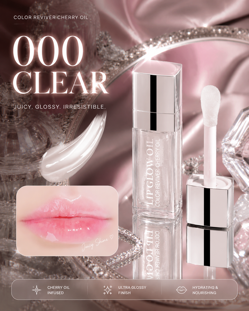 Crystal plumping Lip Glow Oil