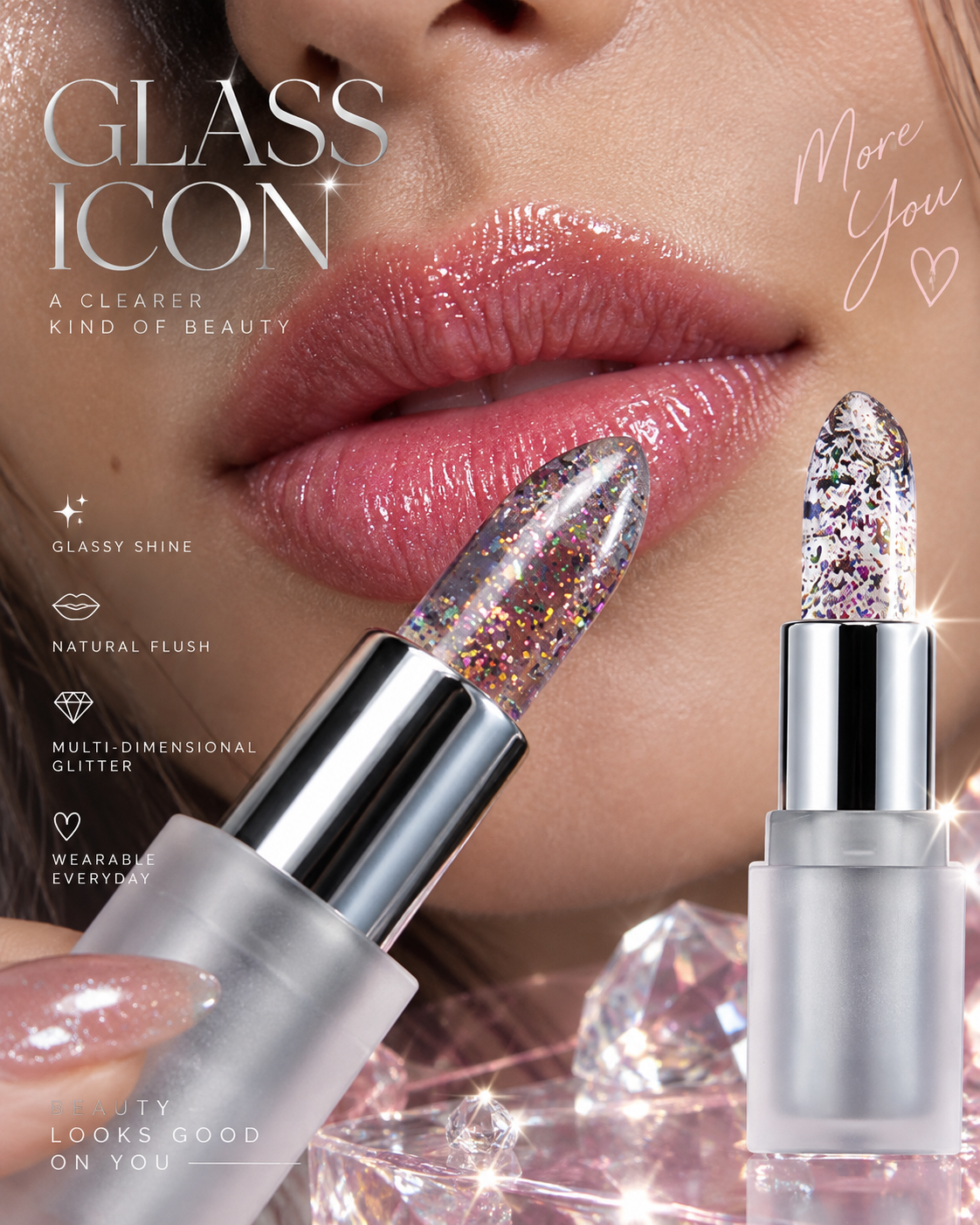 Magicolor Star Glow Lipstick PH Change Shift Lip Gloss