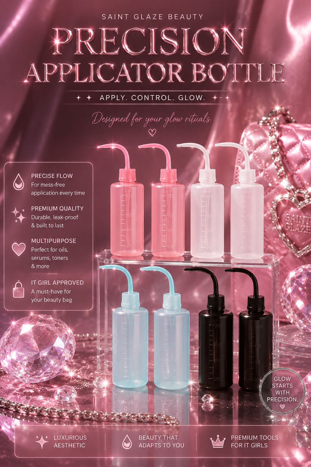 Precision bottle 1Pc 250/500ml