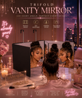 Crystal View Trifold Vanity Mirror