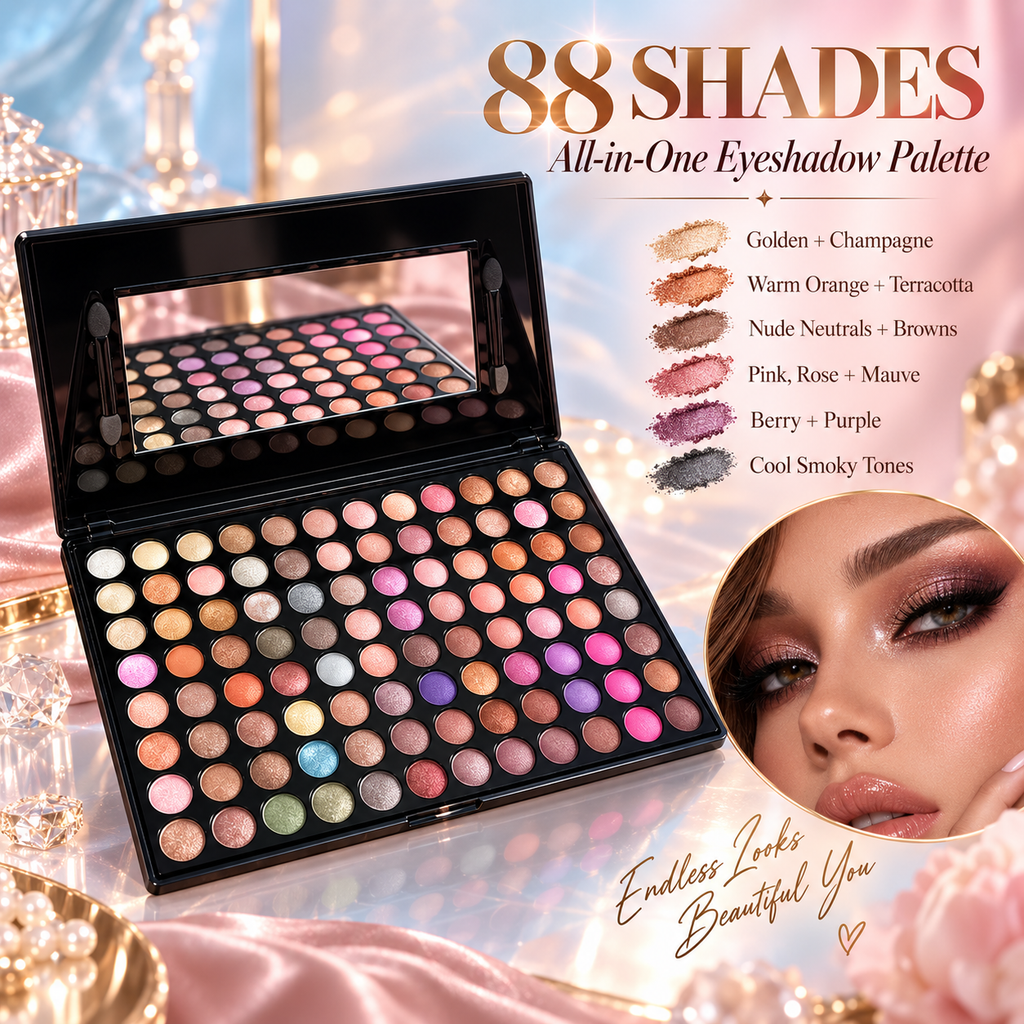 88 Colors Matte Shimmer Eyeshadow