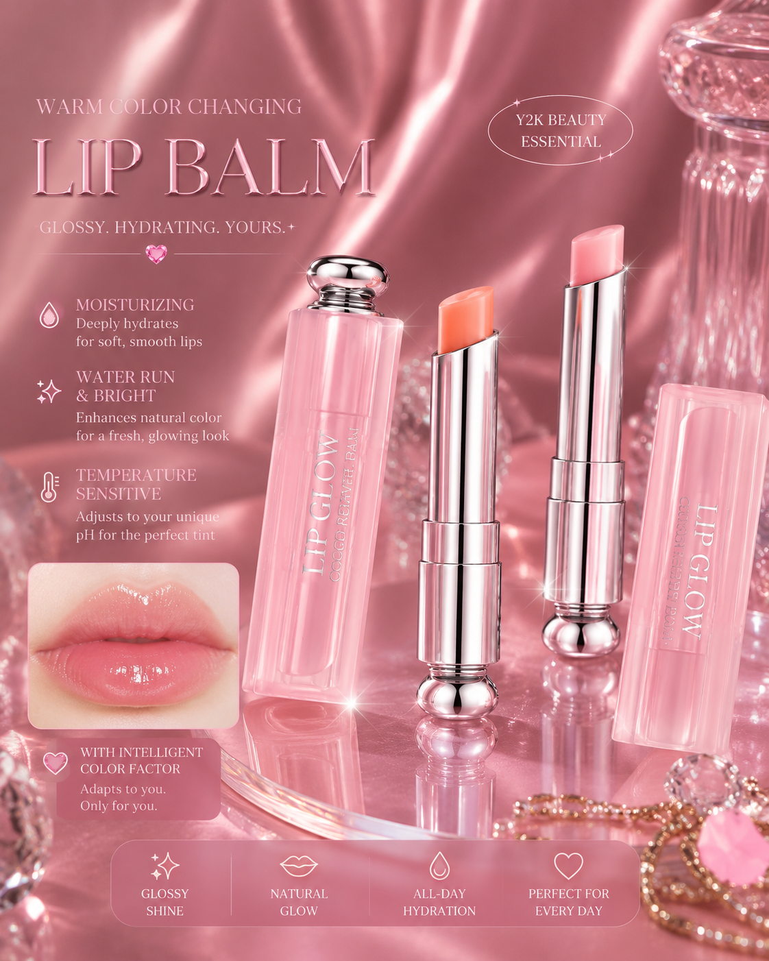 Angel Glaze 3pcs set color changing balm