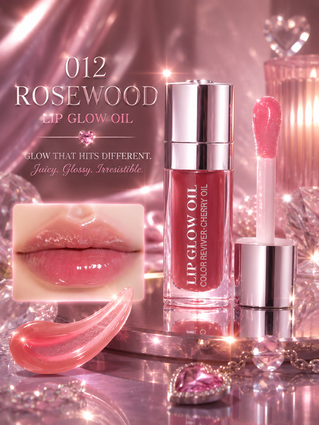 Crystal plumping Lip Glow Oil
