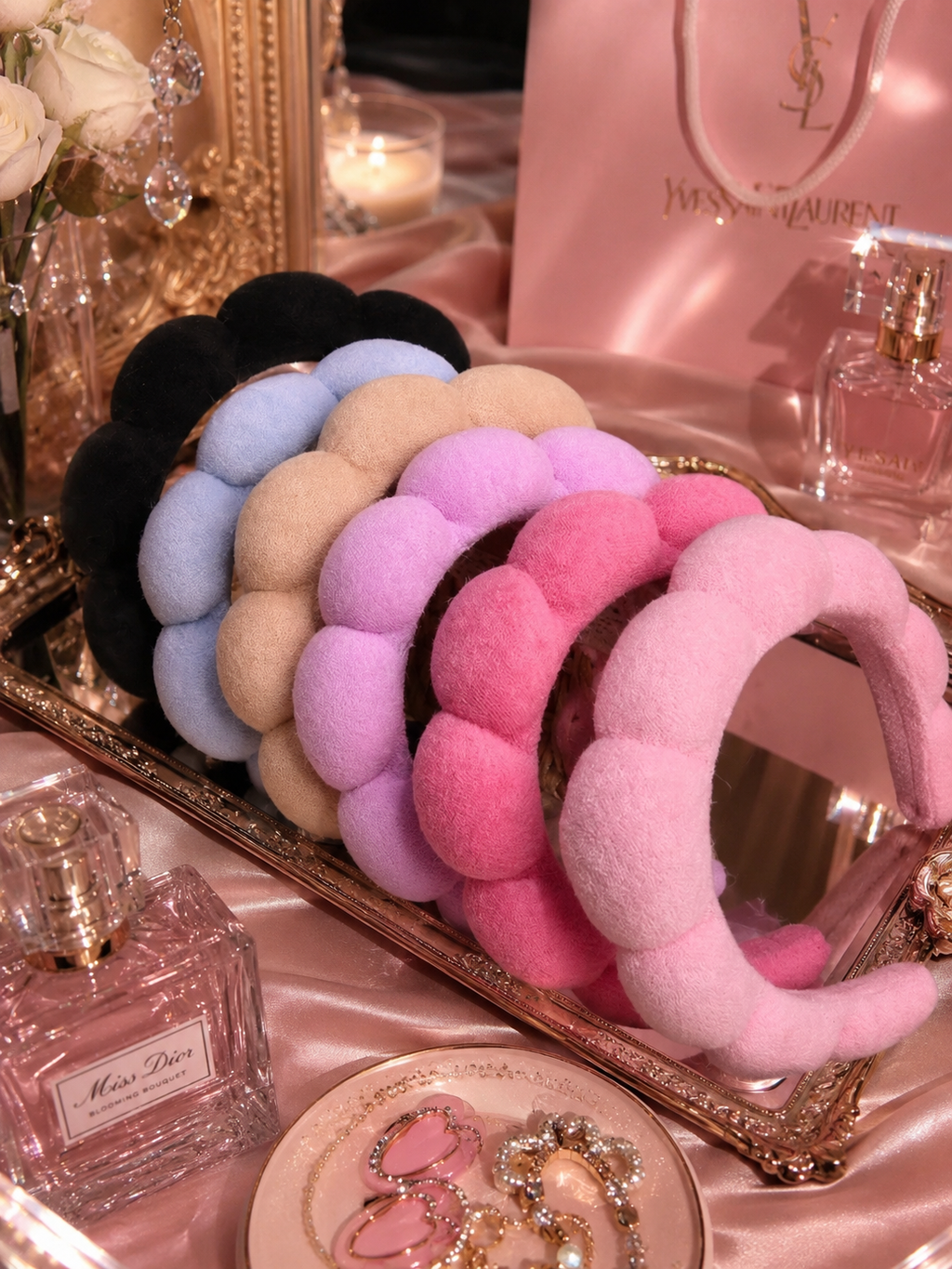 Sponge Headband For Face Washing Makeup Removal Shower Hair Band
