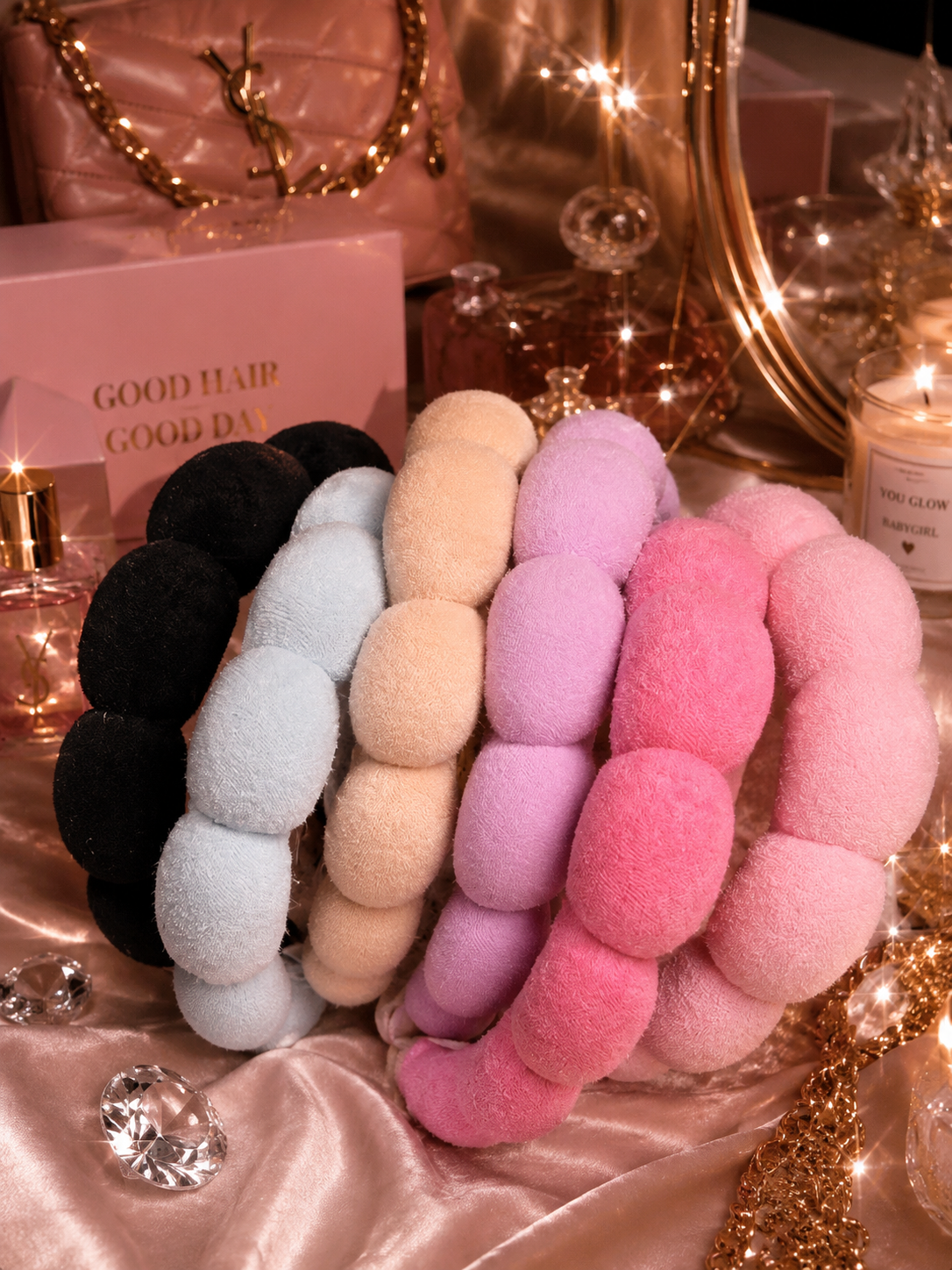 Sponge Headband For Face Washing Makeup Removal Shower Hair Band