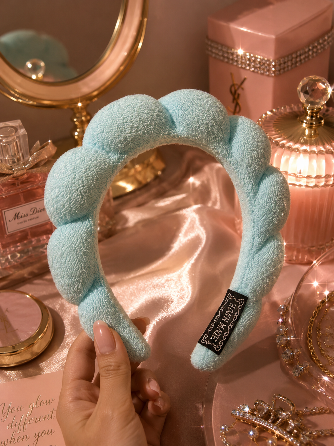 Sponge Headband For Face Washing Makeup Removal Shower Hair Band