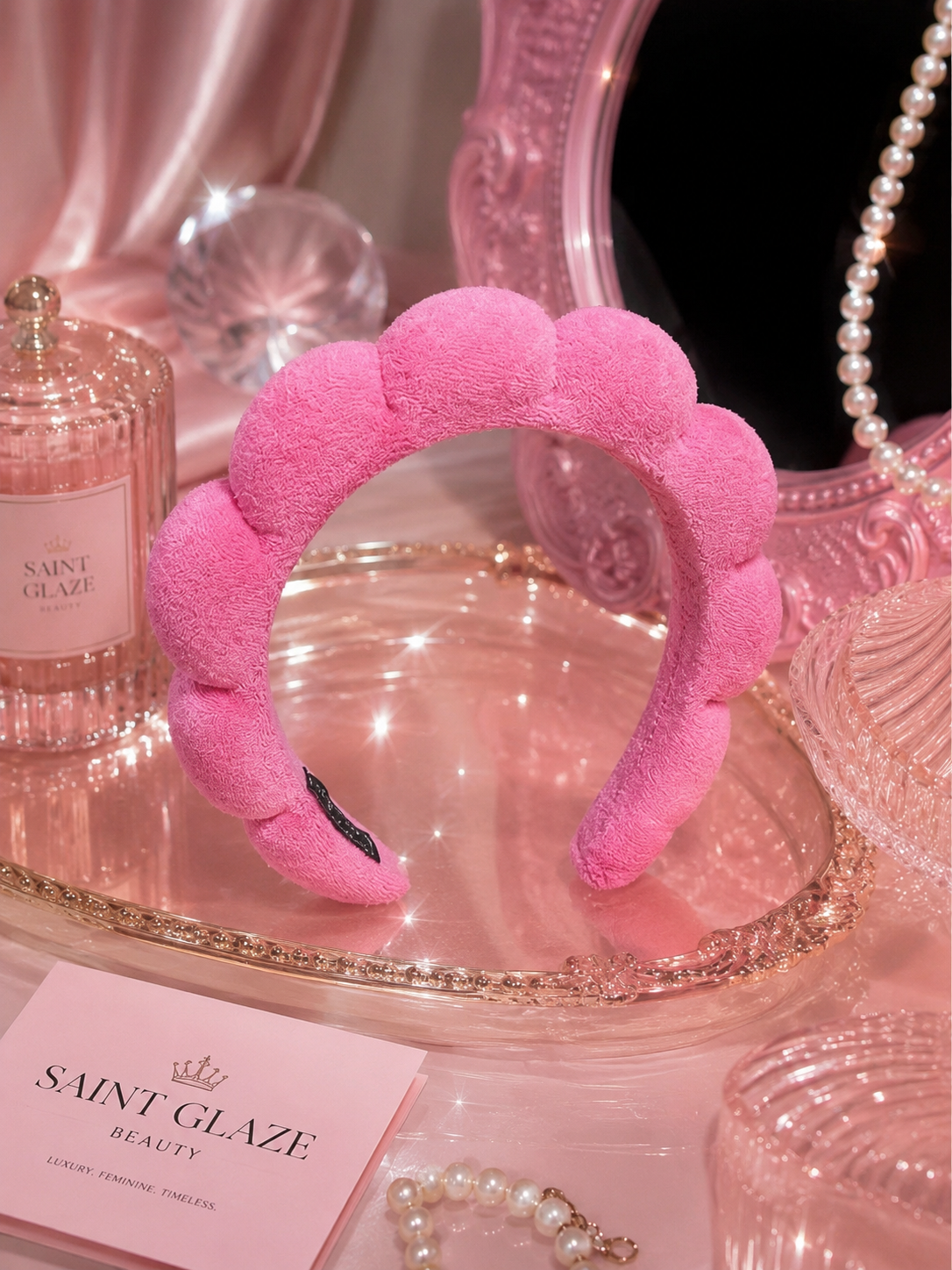 Sponge Headband For Face Washing Makeup Removal Shower Hair Band