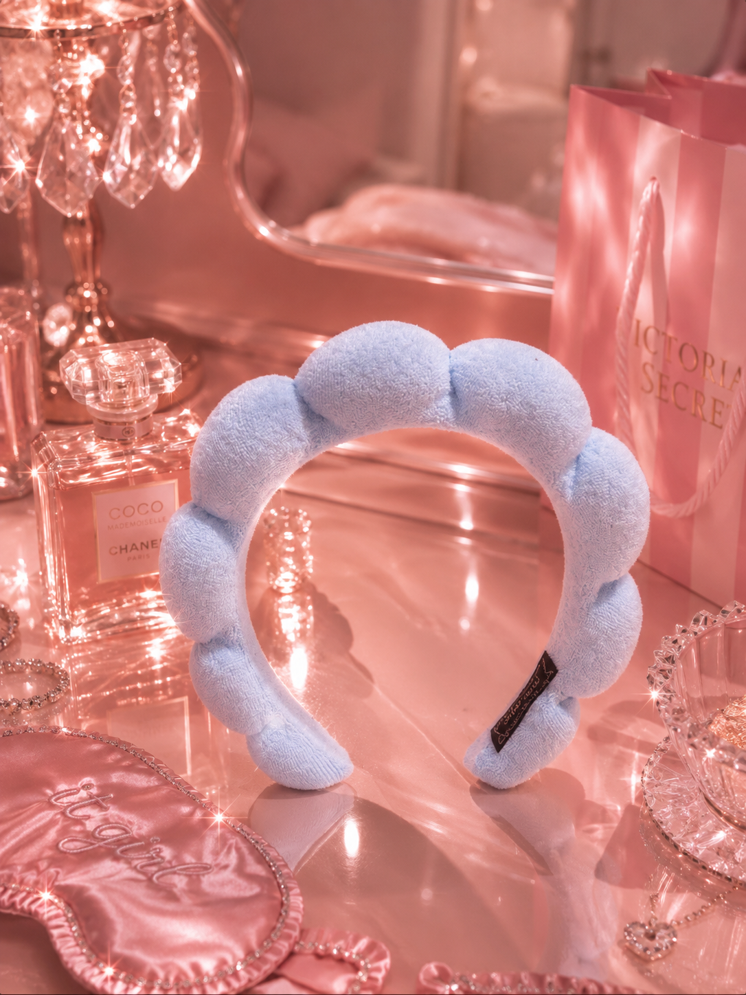 Sponge Headband For Face Washing Makeup Removal Shower Hair Band
