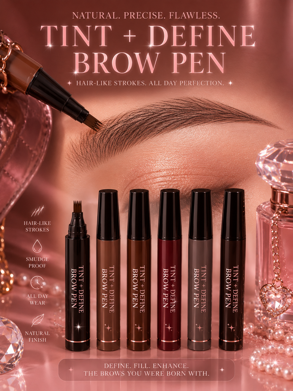 Tint brow pen