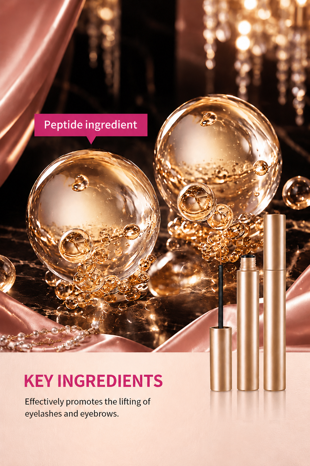 Lash Enhancing Serum - Peptide & Vitamin Cruelty-Free Serum