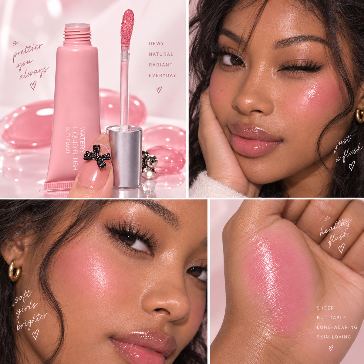 Monochrome Liquid Blush