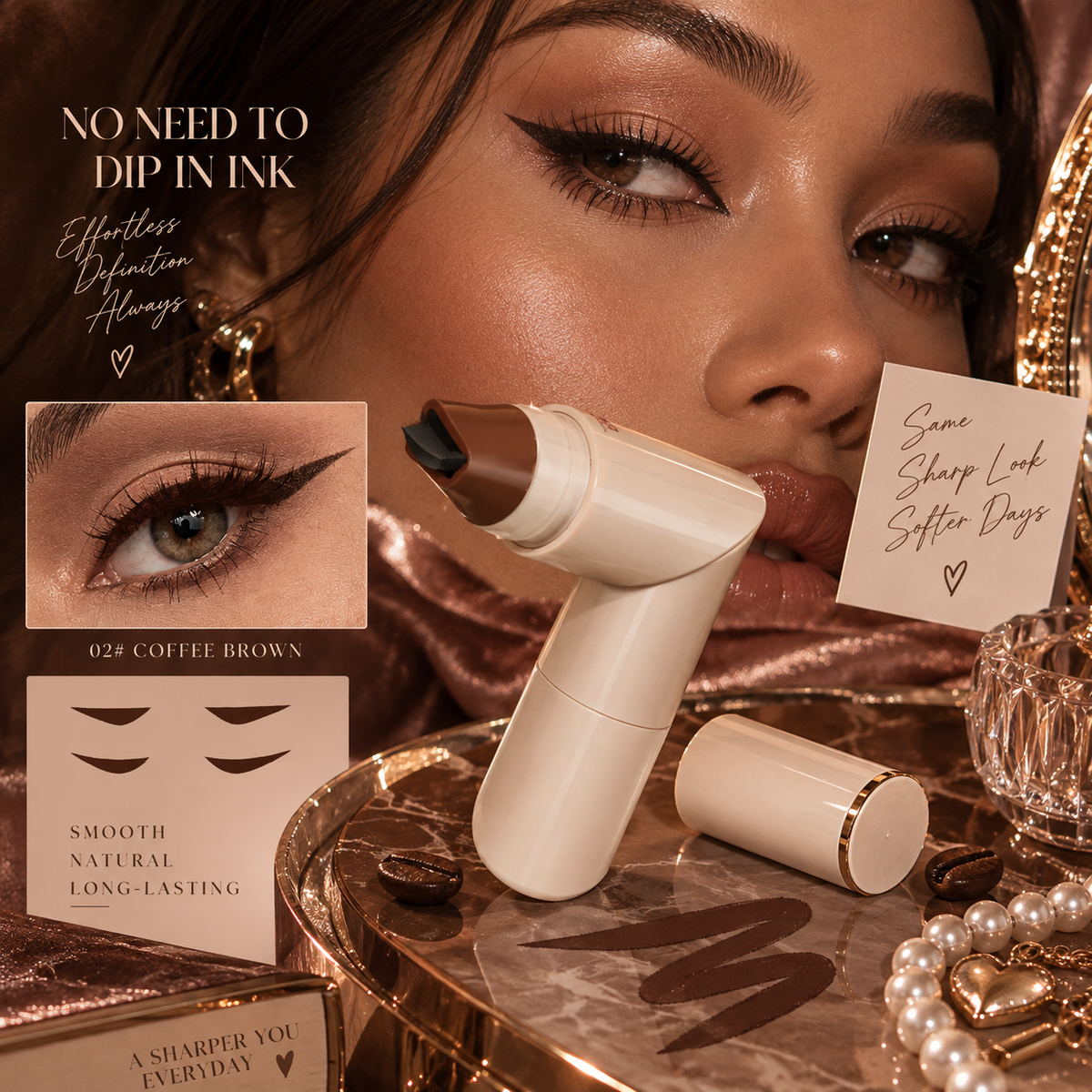 Stamp Eyeliner waterproof Pen