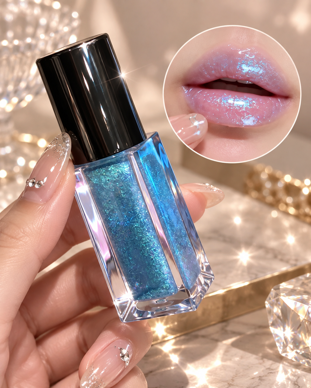 Sparkling lips Diamond Shimmer Lip Gloss