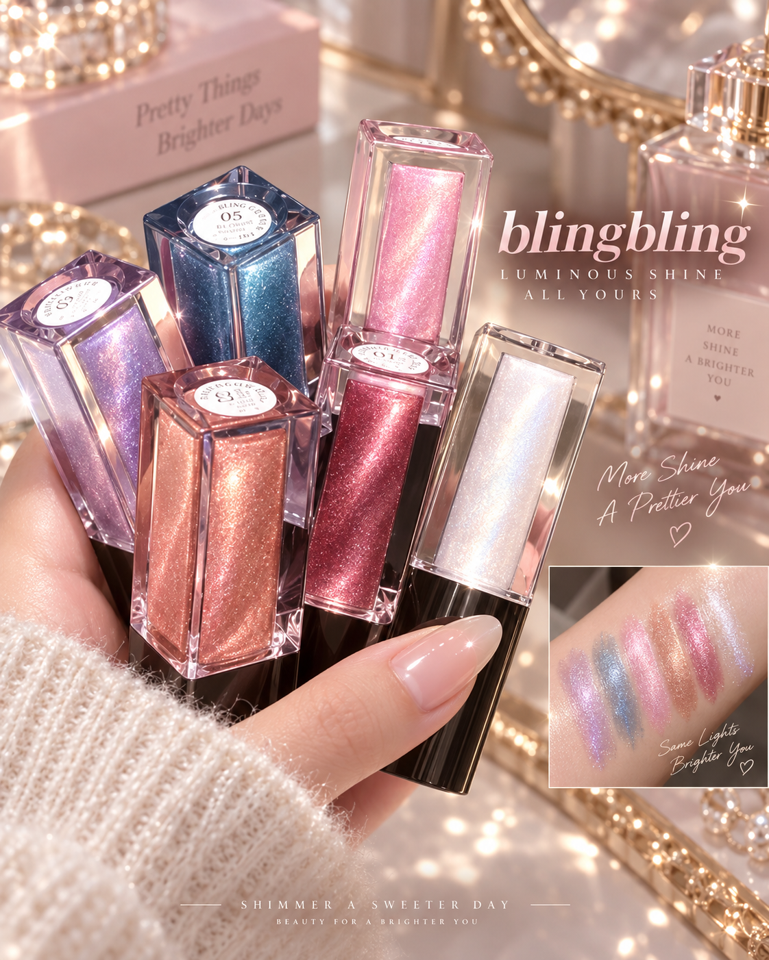 Sparkling lips Diamond Shimmer Lip Gloss