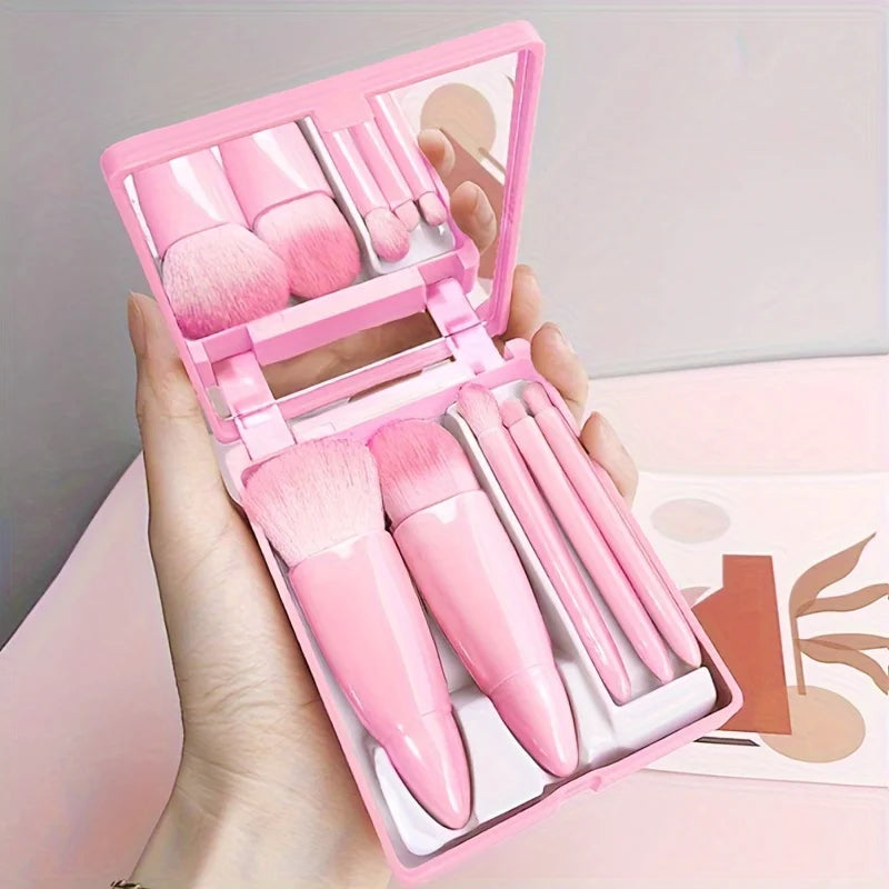 5Pcs luxe travel brush set