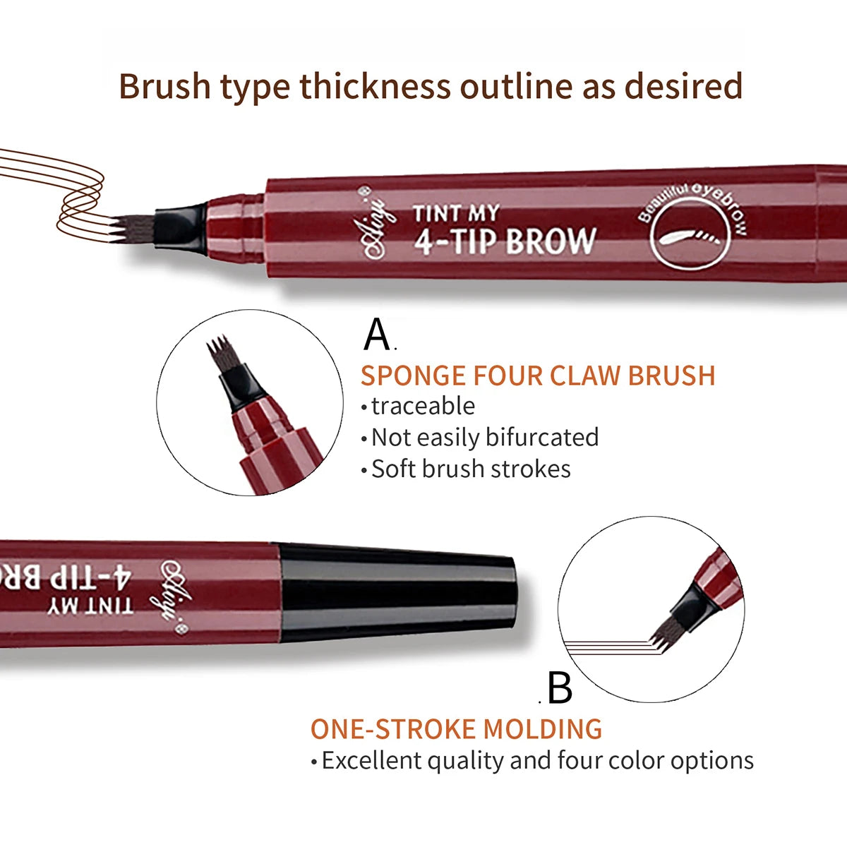 Tint brow pen