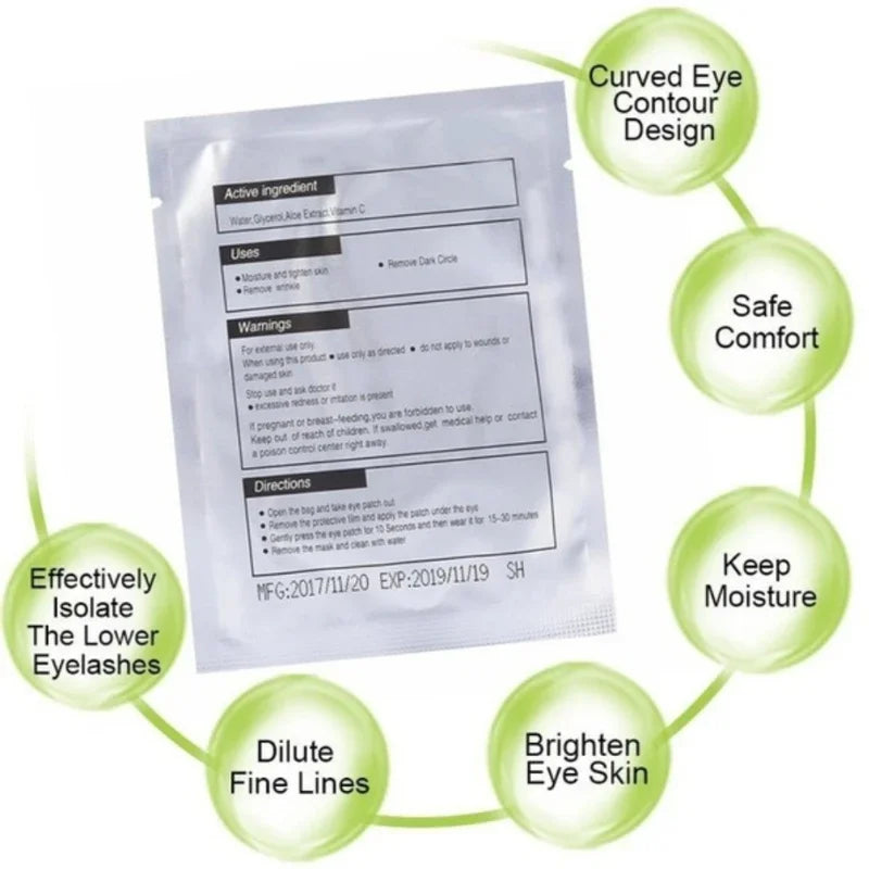 100pairs luxe glow eye patches