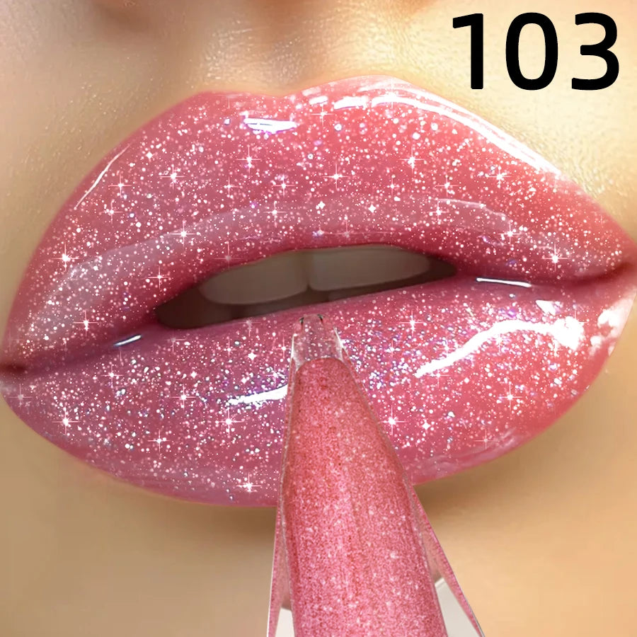 Funpark 8 Colors Moisturizing glitter plumping Lip Gloss